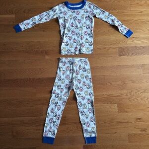 Hanna Andersson Star Wars BB-8 Organic Cotton Pajama Set Long John Size 6-7